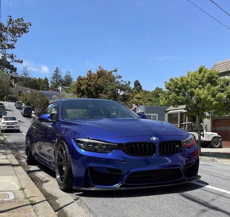 Blue BMW