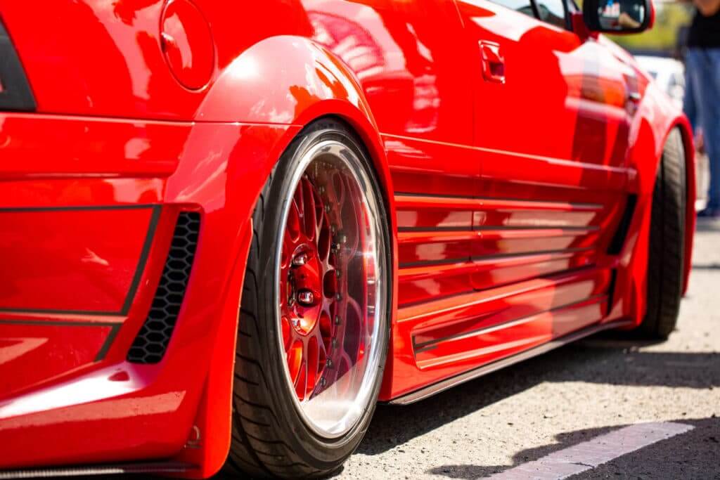 Red car